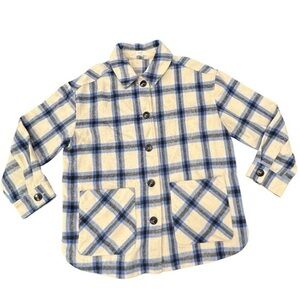OTT Men’s Flannel Size Medium/Large Button Long Sleeve Shirt Outdoor Work‎ Ranch